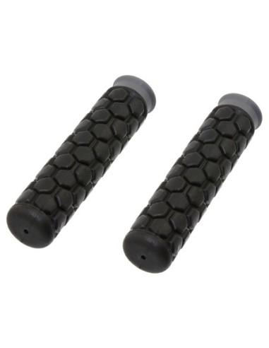 M.T.B Grips 7/8 long 130mm Octagon 191 Black.